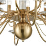 Люстра подвесная LUMION INCANTO 8033/16 CLASSI LN25 Е14 16*40W 220V медь, металл/стекло