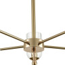 Люстра подвесная LUMION KASSIA 6586/10 MODERNI LN24 E14 10*40W 220V золото/прозрачный, металл/стекло