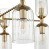 Люстра подвесная LUMION KASSIA 6586/10 MODERNI LN24 E14 10*40W 220V золото/прозрачный, металл/стекло