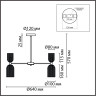 Люстра подвесная LUMION KASSIA 6586/10 MODERNI LN24 E14 10*40W 220V золото/прозрачный, металл/стекло