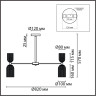 Люстра подвесная LUMION KASSIA 6586/16 MODERNI LN24 E14 16*40W 220V золото/прозрачный, металл/стекло