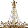 Люстра подвесная LUMION KRISTINA 8243/8 CLASSI LN25 E14 8*40W 220V латунь металл/хрусталь