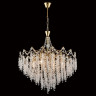 Люстра подвесная LUMION KRISTINA 8243/8 CLASSI LN25 E14 8*40W 220V латунь металл/хрусталь