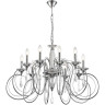 Люстра подвесная LUMION LAOKA 8032/10 CLASSI LN25 Е14 10*40W 220V хром, металл/хрусталь