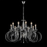 Люстра подвесная LUMION LAOKA 8032/10 CLASSI LN25 Е14 10*40W 220V хром, металл/хрусталь