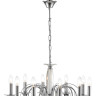Люстра подвесная LUMION LAOKA 8032/10 CLASSI LN25 Е14 10*40W 220V хром, металл/хрусталь