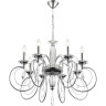 Люстра подвесная LUMION LAOKA 8032/8 CLASSI LN25 Е14 8*40W 220V хром, металл/хрусталь