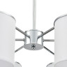 Люстра подвесная LUMION SUNTORI 6591/6 CLASSI LN24 E14 6*40W 220V хром/белый, металл/текстиль