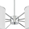 Люстра подвесная LUMION SUNTORI 6591/8 CLASSI LN24 E14 8*40W 220V хром/белый, металл/текстиль