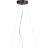 Люстра подвесная LUMION ZARINA 8007/6 MODERNI LN24 Е14 6*40W 220V черный/черный, золотой металл/металл, стекло
