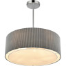 Люстра подвесная LUMION ZIGRISA 8111/5 MODERNI LN25 E14 5*40W 220V хром/серый, металл/текстиль