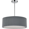 Люстра подвесная LUMION ZIGRISA 8111/5 MODERNI LN25 E14 5*40W 220V хром/серый, металл/текстиль