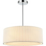 Люстра подвесная ZIGRISA 8110/5 MODERNI LN25 LUMION E14 5*40W 220V хром/белый, металл/текстиль