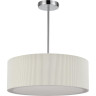 Люстра подвесная ZIGRISA 8110/5 MODERNI LN25 LUMION E14 5*40W 220V хром/белый, металл/текстиль