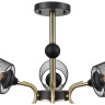 Люстра потолочная LUMION ABRIS 8191/9C COUNTY LN25 253 Е27 9*60W 220V черный/античная бронза/черный металл