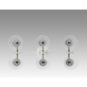 Люстра потолочная LUMION ANRIYA 8045/6C MODERNI LN24 Е14 6*40W 220V белый, латунь/белый металл/металл