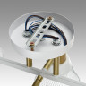 Люстра потолочная LUMION ANRIYA 8045/6C MODERNI LN24 Е14 6*40W 220V белый, латунь/белый металл/металл