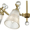 Люстра потолочная LUMION AURICA 8046/8C CLASSI LN24 Е14 8*40W 220V латунь/прозрачное стекло