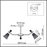 Люстра потолочная LUMION AURICA 8046/8C CLASSI LN24 Е14 8*40W 220V латунь/прозрачное стекло