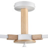 Люстра потолочная LUMION COLANGE 8095/3C MODERNI LN25 268 Е27 3*60W 220V белый/белый металл, дерево/металл