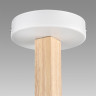 Люстра потолочная LUMION COLANGE 8095/3C MODERNI LN25 268 Е27 3*60W 220V белый/белый металл, дерево/металл
