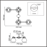 Люстра потолочная LUMION COMFI EMINA 8059/4C