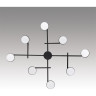 Люстра потолочная LUMION DABRA 8186/8C COMFI LN25 LED GX53 8*7W 220V черный, металл