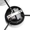 Люстра потолочная LUMION DIDANA 8236/4CL LEDIO LN25 000 с пультом ДУ LED 55W 3000-6000К 220V черный, металл/акрил