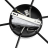 Люстра потолочная LUMION DIDANA 8236/7CL LEDIO LN25 000с пультом ДУ LED 90W 3000-6000К 220V черный, металл/акрил