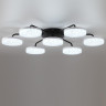 Люстра потолочная LUMION DIDANA 8236/7CL LEDIO LN25 000с пультом ДУ LED 90W 3000-6000К 220V черный, металл/акрил