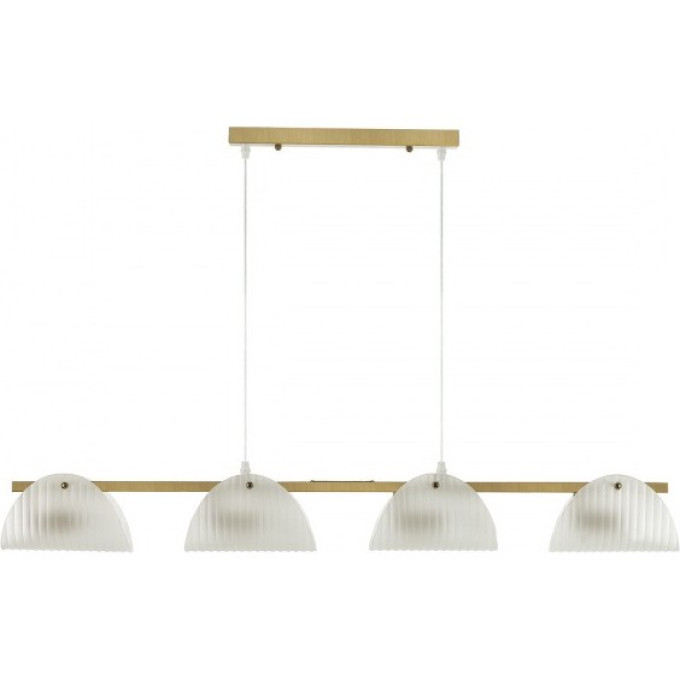 Люстра потолочная LUMION FIORO 6571/4C NEOCLASSI LN24 E14 4*60W 220V медный/белый/металл/стекло