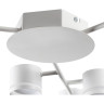 Люстра потолочная LUMION GARETA 8235/9C COMFI LN25 200 LED GX53 9*10W 220V белый металл