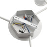 Люстра потолочная LUMION GARETA 8235/9C COMFI LN25 200 LED GX53 9*10W 220V белый металл