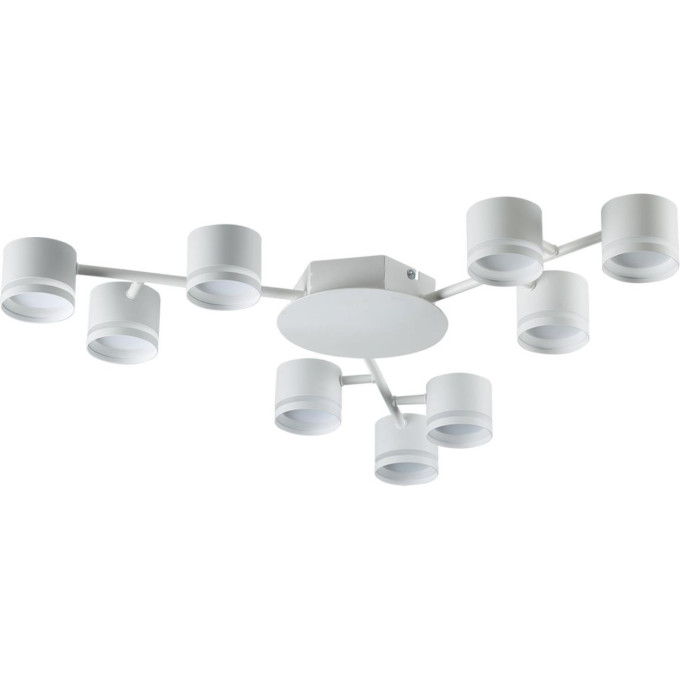 Люстра потолочная LUMION GARETA 8235/9C COMFI LN25 200 LED GX53 9*10W 220V белый металл