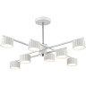 Люстра потолочная LUMION KARINA 8241/8C COMFI LN25 LED GX53 8*7W 220V белый/хром, металл