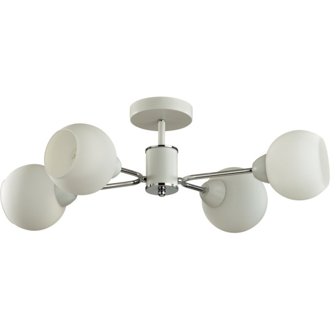 Люстра потолочная LUMION KODI COMFI LN23 5645/4C E27 4*60W 220V белый, хром