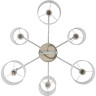 Люстра потолочная LUMION LATTI 6589/6C CLASSI LN24 E14 6*40W 220V хром/белый, металл/текстиль