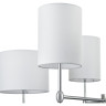 Люстра потолочная LUMION LATTI 6589/6C CLASSI LN24 E14 6*40W 220V хром/белый, металл/текстиль