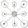 Люстра потолочная LUMION LATTI 6589/8C CLASSI LN24 E14 8*40W 220V хром/белый, металл/текстиль