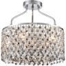 Люстра потолочная LUMION LAYLA CLASSI LN25 8244/5C E14 5*40W 220V хром, металл/хрусталь
