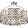 Люстра потолочная LUMION LAYLA CLASSI LN25 8244/6C E14 6*40W 220V хром, металл/хрусталь