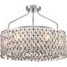 Люстра потолочная LUMION LAYLA CLASSI LN25 8244/6C E14 6*40W 220V хром, металл/хрусталь