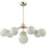 Люстра потолочная LUMION MARSHA MODERNI 6536/8C LN23 111 E27 8*40W 220V золотой