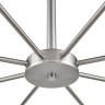 Люстра потолочная LUMION MAVE 8099/8C COMFI LN25 75 Е14 8*40W 220V никель/белый металл/стекло