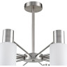 Люстра потолочная LUMION MAVE 8099/12C COMFI LN25 76 Е14 12*40W 220V никель/белый металл/стекло