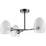 Люстра потолочная LUMION MODERNI KENDALL 6513/3C LN23 117 E14 3*40W 220V чёрный