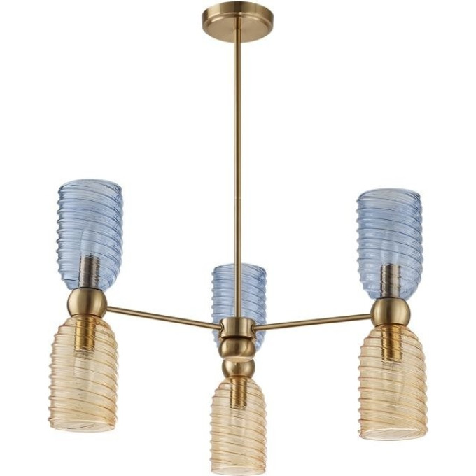 Люстра потолочная LUMION MONROE 6511/6C MODERNI LN23 E14 6*40W 220V латунь