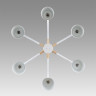 Люстра потолочная LUMION ROSALINA 8097/6C MODERNI LN25 269 Е27 6*60W 220V белый/белый металл, дерево/металл