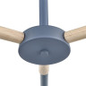 Люстра потолочная LUMION ROSALINA 8098/3C MODERNI LN25 271Е27 3*60W 220V синий/синий металл, дерево/металл