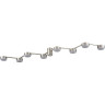 Люстра потолочная LUMION SANATA 8116/8C COMFI LN25 LED GX53 8*7W 220V никель, металл